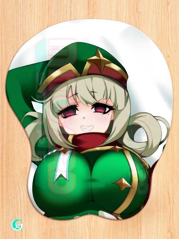 Araga Kiwi / Leopard v2 3D Mouse pad with Gel Wrist rest